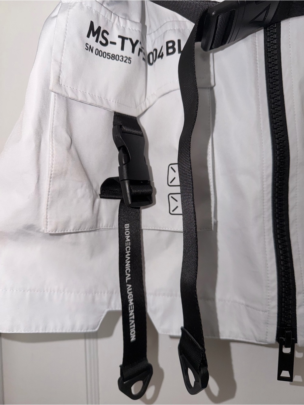 Fabric Of The Universe MS-Type 1004 White Miniskirt - Picture 8 of 13